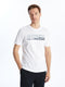 Crew Neck Short Sleeve Istanbul Printed Cotton Men's T-Shirt